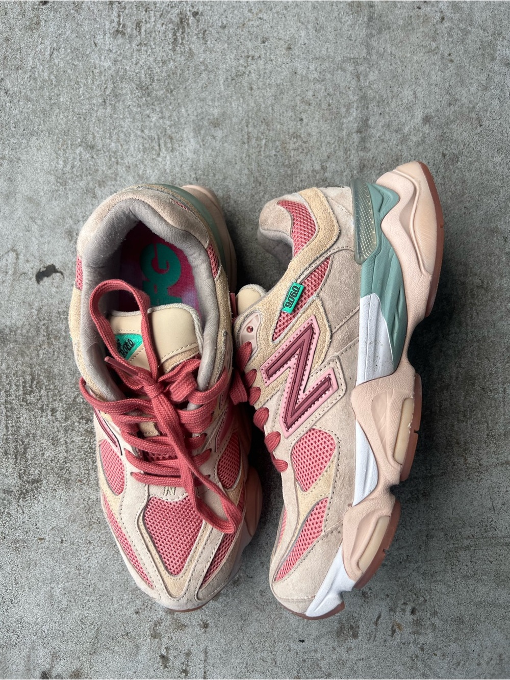 New Balance 9060 Joe Freshgoods Inside Voices Penny Cookie Pink Size 8 JFG